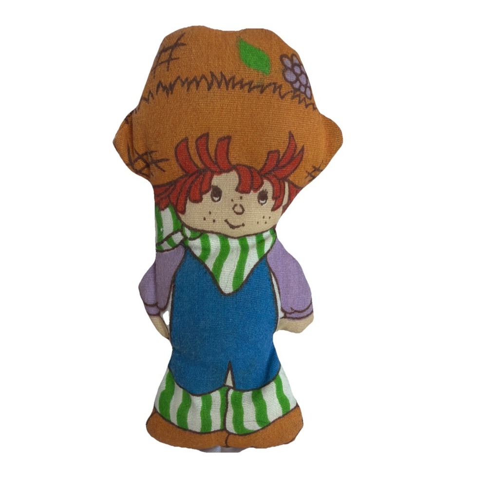 Strawberry Shortcake Huckleberry Vintage Pie Fabric Pillow Doll Plush 5.5 Inch